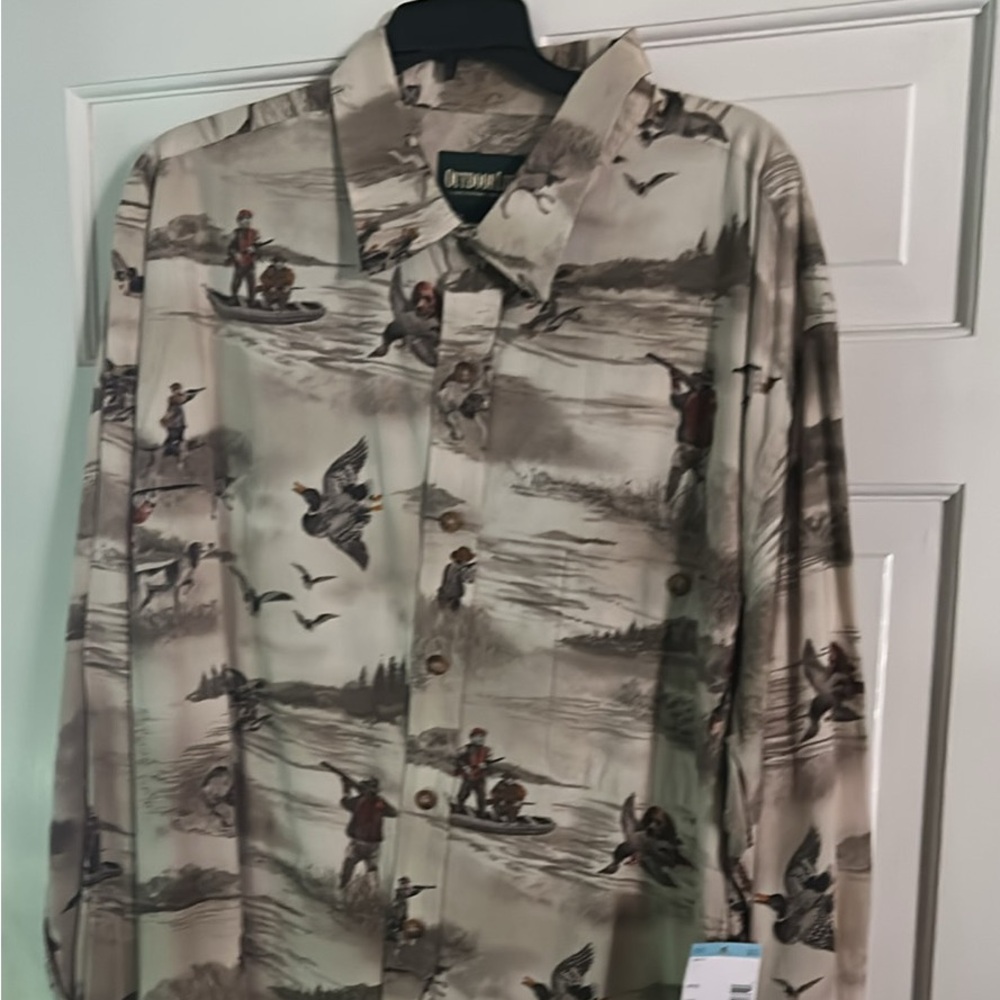 Outdoor Life duck hunting Button-Up Shirt